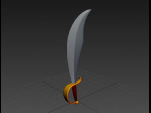 pirate sword 3D Model