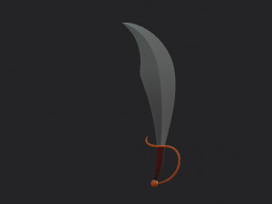 pirate sword 3D Model