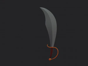 pirate sword 3D Model