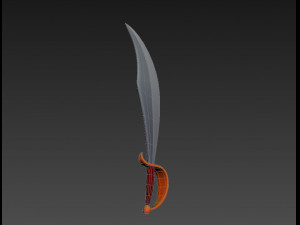 pirate sword 3D Model