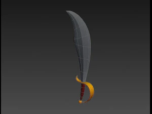 pirate sword 3D Model