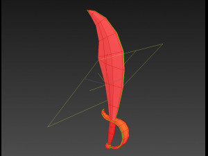 pirate sword 3D Model