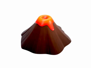 vulc&atilde;o Modelo 3D