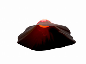 volcano 3D मॉडल