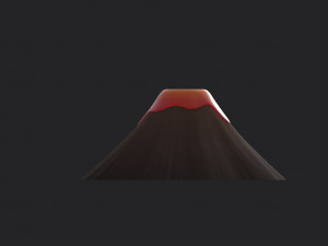 volcano 3D मॉडल