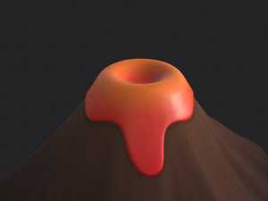 volcano 3D मॉडल