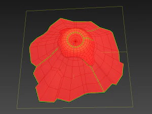 vulc&atilde;o Modelo 3D