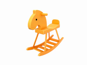 koń na biegunach Model 3D