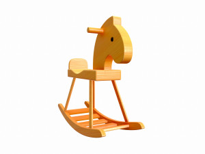 rocking horse Modelo 3D