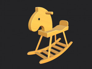 rocking horse Modelo 3D