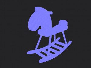 rocking horse Modelo 3D