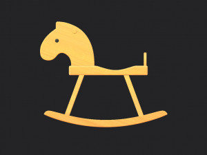 rocking horse Modelo 3D