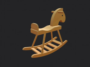 rocking horse Modelo 3D