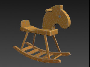 rocking horse Modelo 3D