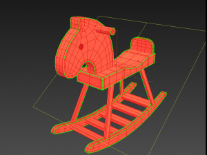 rocking horse Modelo 3D