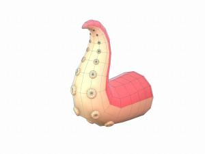 octopus tentacle Modello 3D