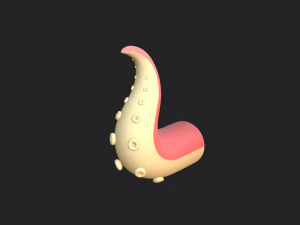 octopus tentacle 3D Model