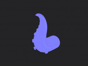 octopus tentacle Modello 3D