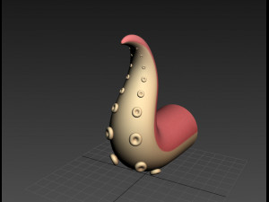 octopus tentacle Modello 3D