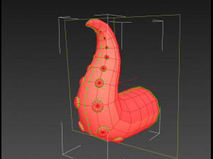 octopus tentacle Modello 3D