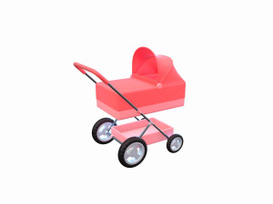 pram 3Dモデル