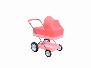 pram 3Dモデル