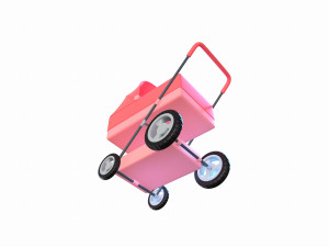 pram 3Dモデル