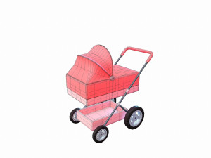 pram 3Dモデル