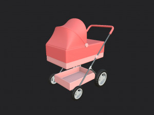 pram 3Dモデル