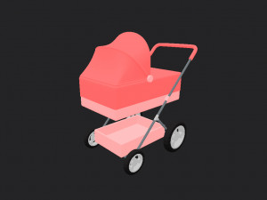 pram 3Dモデル