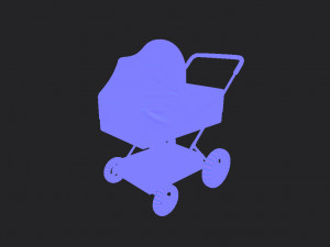pram 3Dモデル