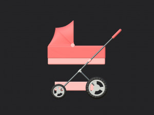 pram 3Dモデル