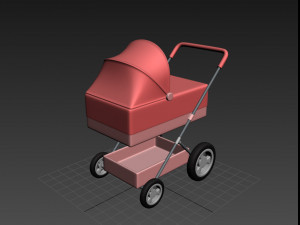 pram 3Dモデル