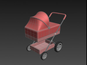 pram 3Dモデル