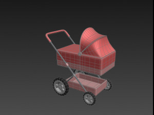 pram 3Dモデル