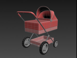 pram 3Dモデル