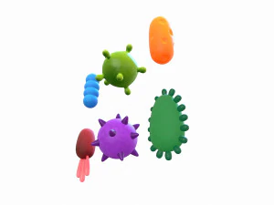 bacteria pack 3D Model