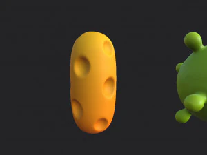 bacteria pack 3D Model