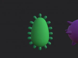 bacteria pack 3D Model