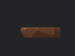 dinosaur footprint fossil Model 3D
