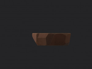 dinosaur footprint fossil Model 3D
