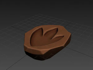 dinosaur footprint fossil 3D Model