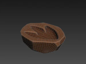 dinosaur footprint fossil 3D Model