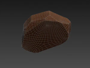 dinosaur footprint fossil 3D Model