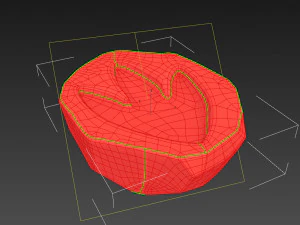 dinosaur footprint fossil 3D Model