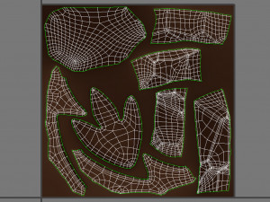 dinosaur footprint fossil Model 3D