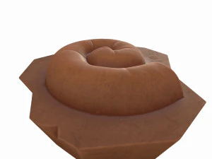 ammonite fossile Modello 3D