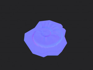 fossil ammonite 3D Model