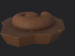 ammonite fossile Modello 3D