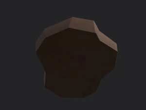 ammonite fossile Modello 3D